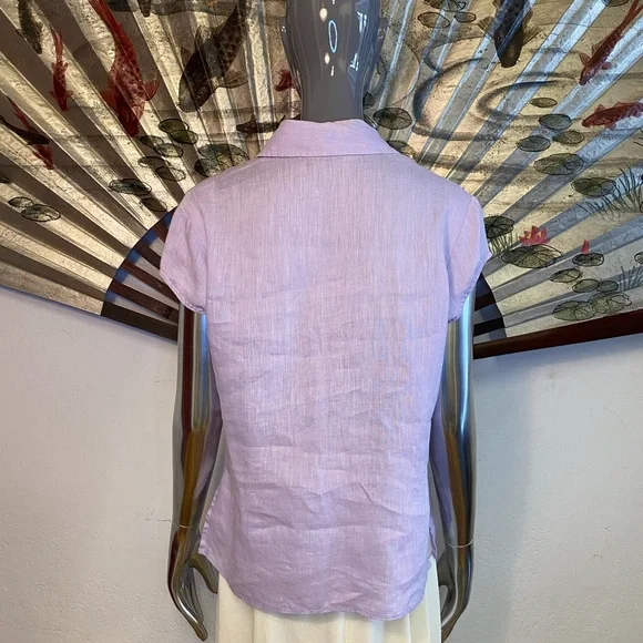 Holt Renfrew Linen Shirt, XS / S - Picture 4 of 5